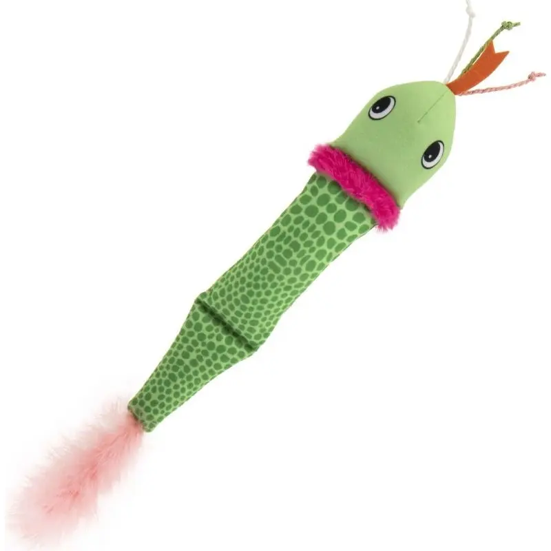 Smartykat Crinkle Creeper Catnip Kicker Cat Toy
