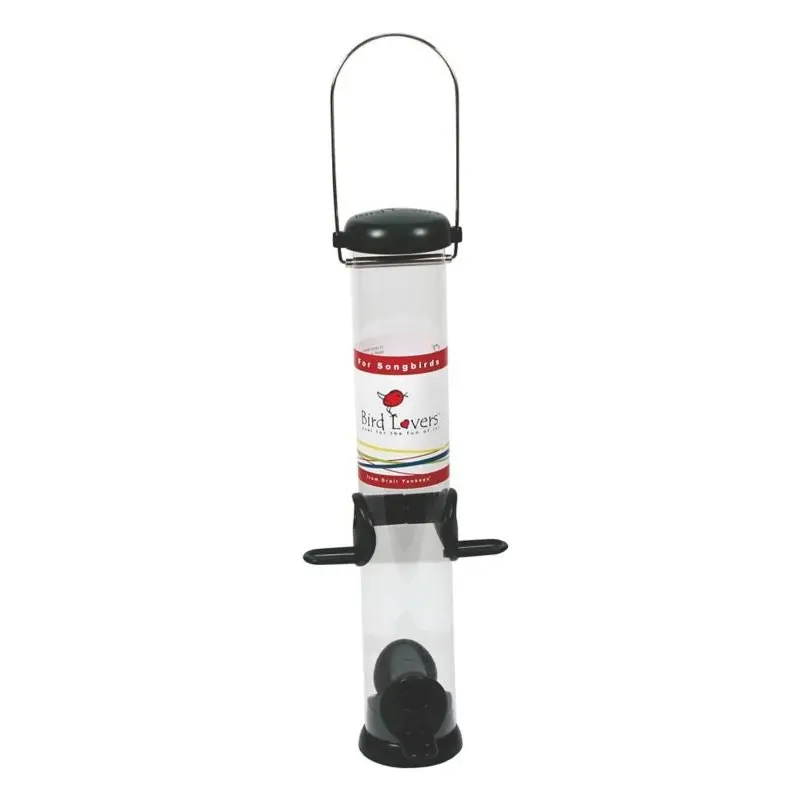Bird Lovers Sunflower Seed Tube Feeder 1lb Green