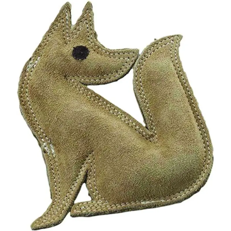 SPOT Dura-Fused Leather Fox Dog Toy