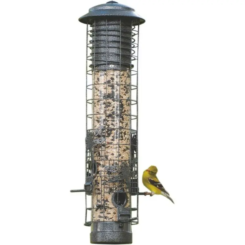 Dragonfly Squirrel Proof Tube Feeder 2.5lb Gray