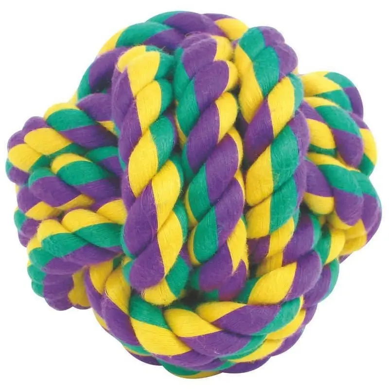 Nuts For Knots Balls Dog Toys 4 In