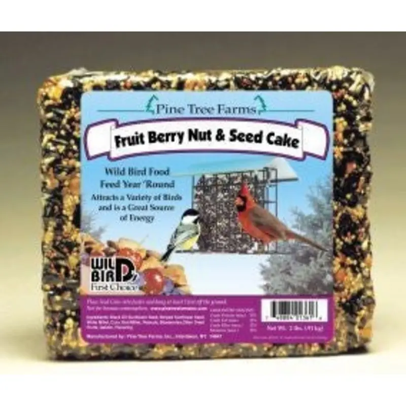 Pine Tree Farms Fruit Berry Nut/Seed Cake 2.5lb