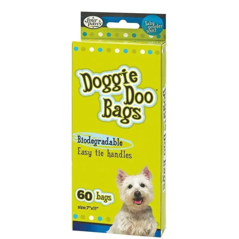 Doo Bag Bio Dog 60 Count Lime