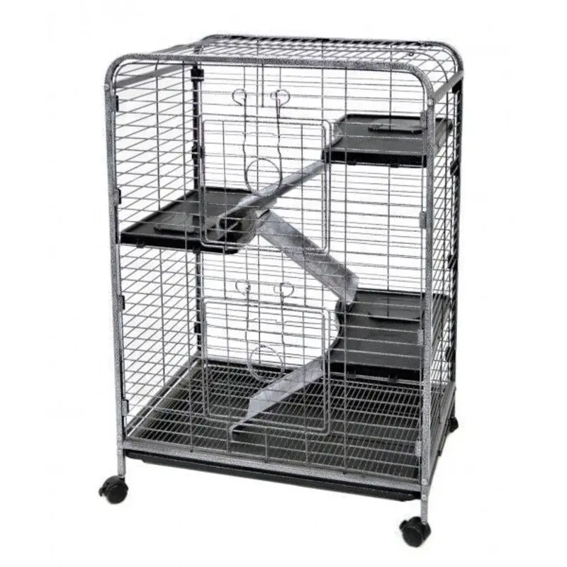Indoor Hutch 4 Level Medium Black