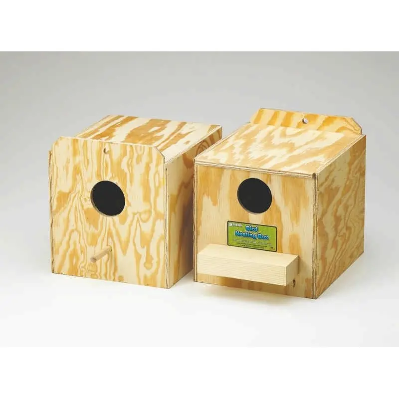 Reversed Fin Nest Box 5.5x5x5.25 Nat
