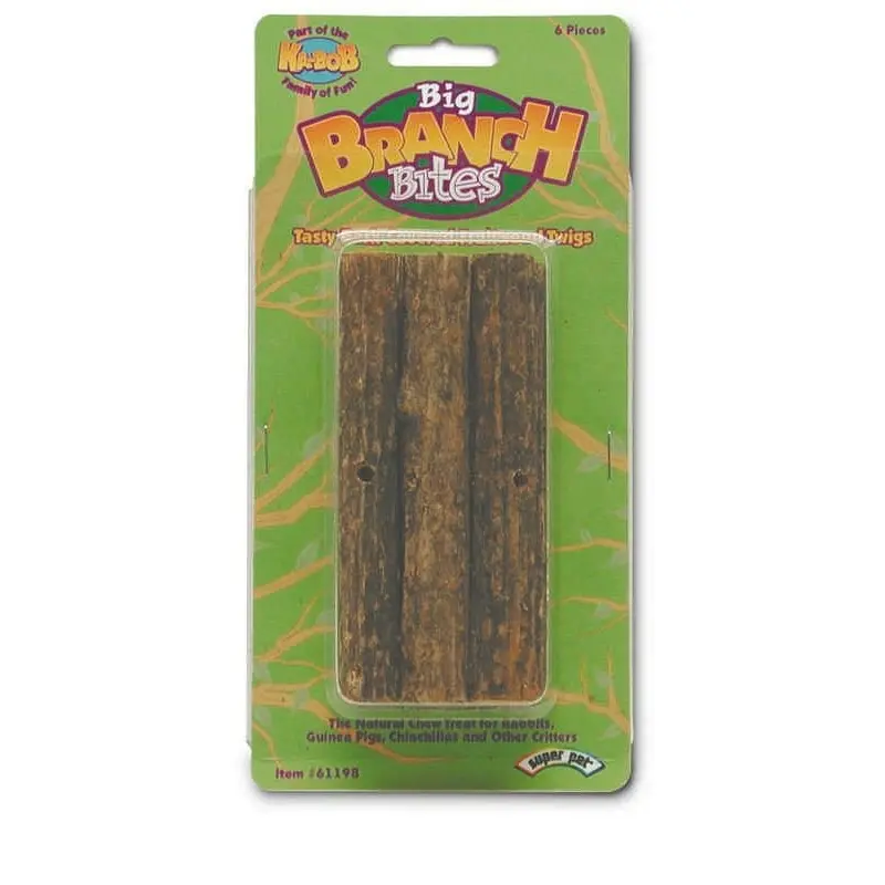 Branch Bites For Small Animals 3.5 x1.5 x7.25 Brn
