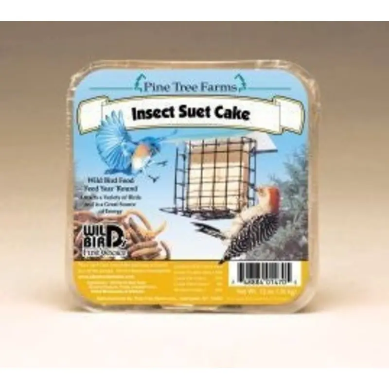 Insect Suet Cake Food For Birds 12oz