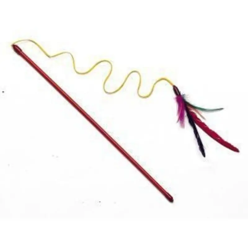 Feather Dangler Cat Wand 18 muticolor