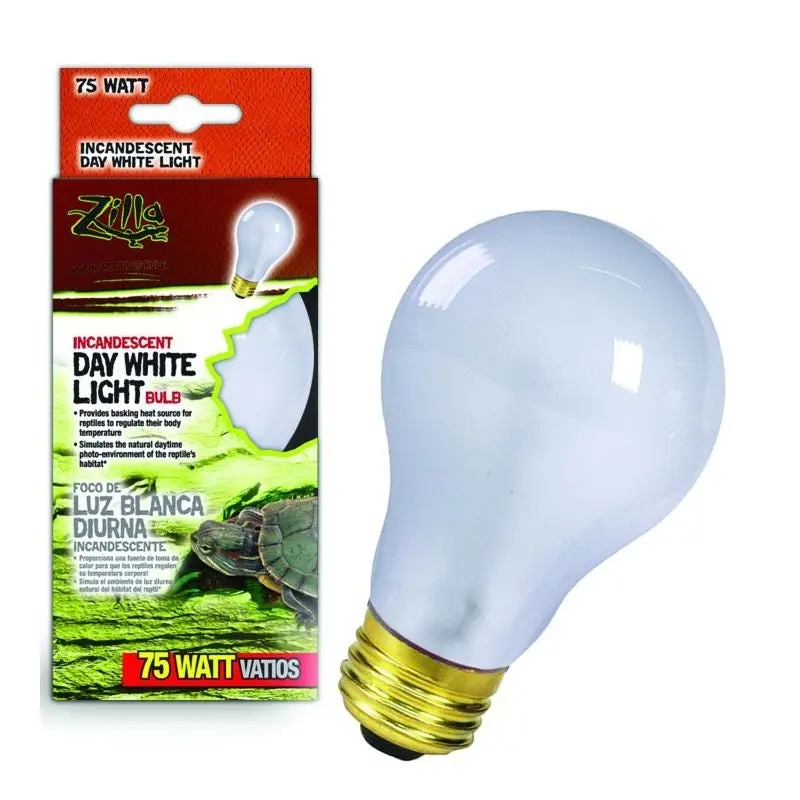 Zilla Day White Light Incandescent Bulb 75 Watt