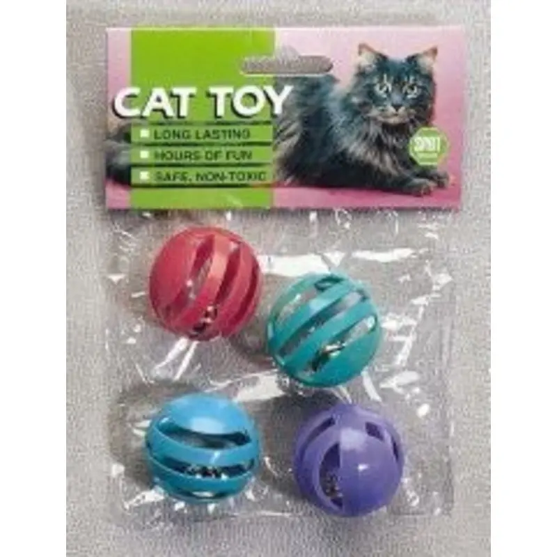Slotted Balls Cat Toy 4.5x4.75x3
