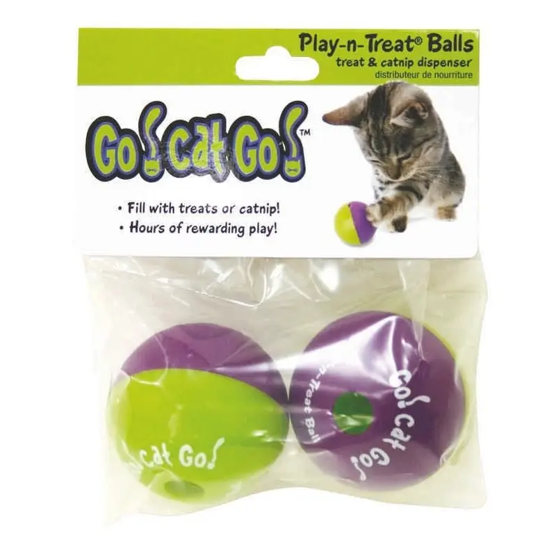 Go Cat Go - Play-N-Treat Ball 2 Pack