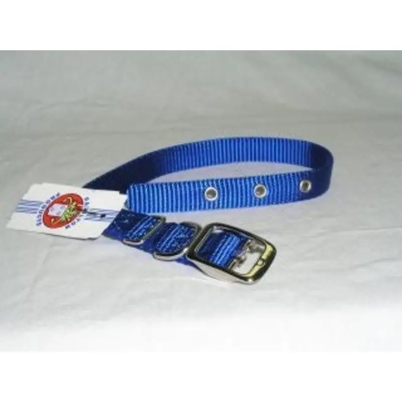 Single Thck Nyln Dlx Dg Collar 5/8 X16 Blu