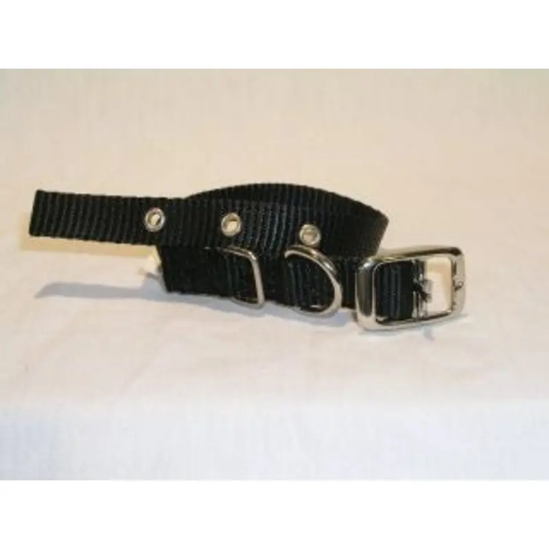 Single Thck Nyln Dlx Dg Collar 5/8 X18 Black