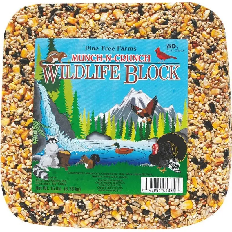 Munch-N-Crunch Wildlife Block 15 Pound