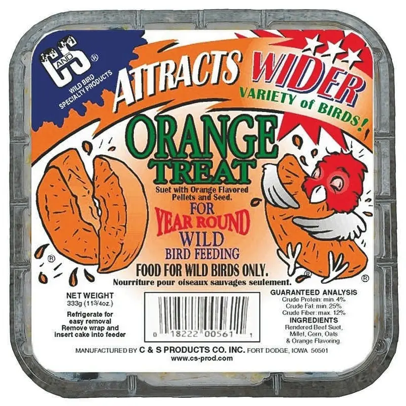Orange Treat Suet 11.75oz