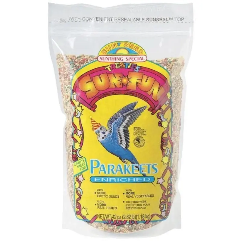 Sunseed Sun Fun Parakeet Food 42oz