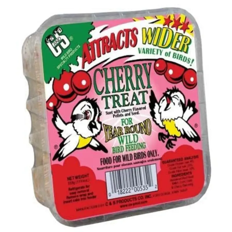 Cherry Treat Suet Cake For Wildbirds 11.75oz