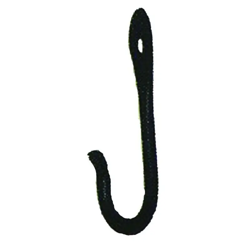 Hookery Flared End J Hook 3in Black
