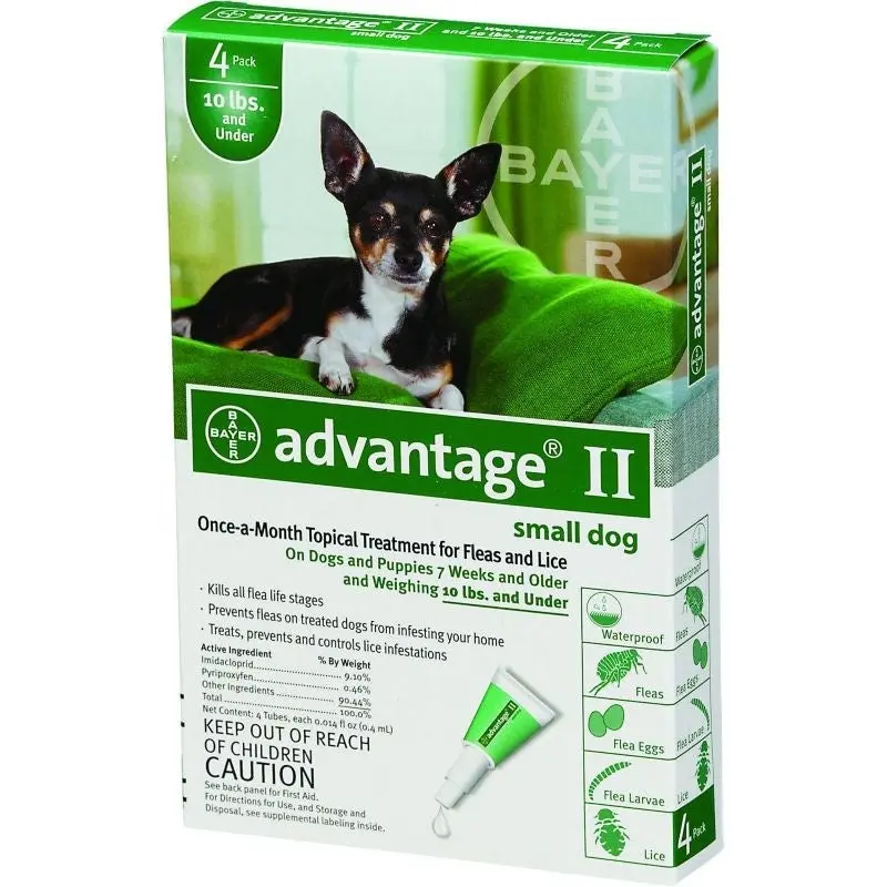 Advantage II for Dogs 4 Month Supply