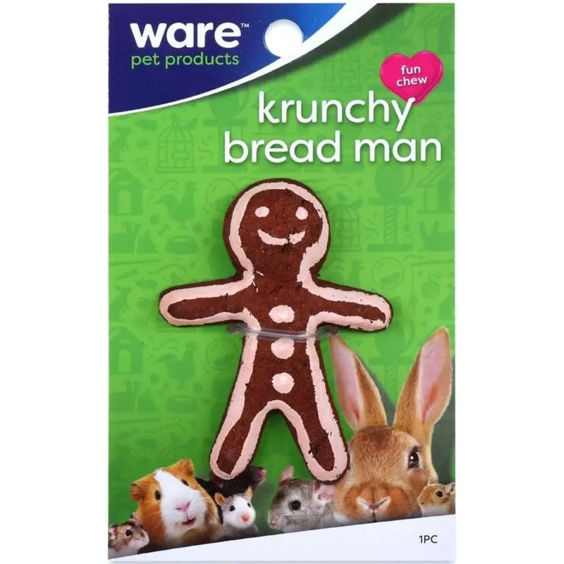 Critter Ware Krunchy Bread Man Natural