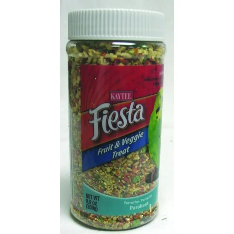 Kaytee Fiesta Fruit / Veggie Treat Jar 9.5oz