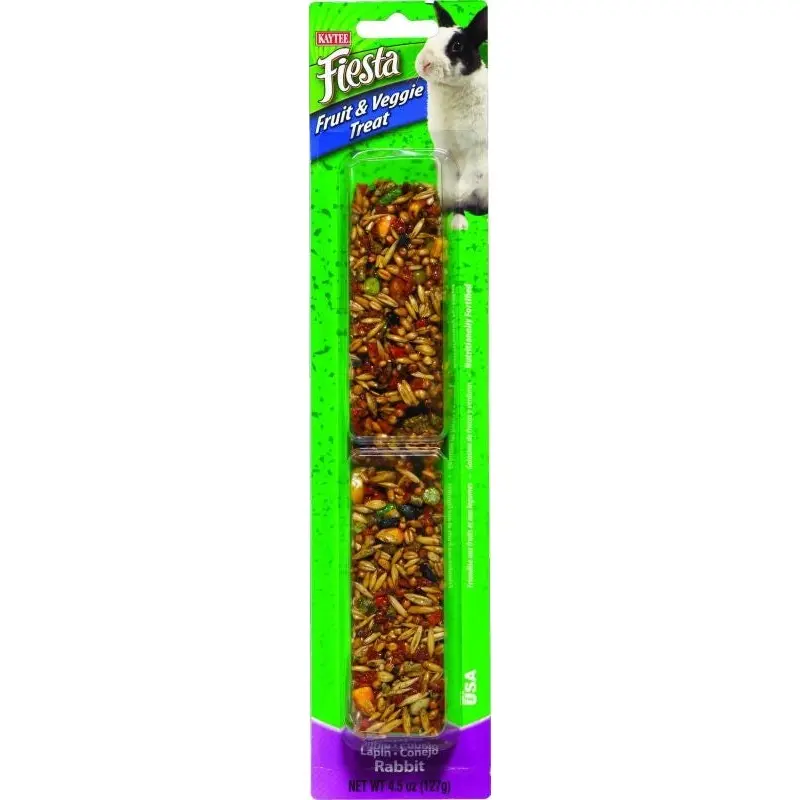 Kaytee Fiesta Fruit And Veggie Stick 4.5 oz Rabbit