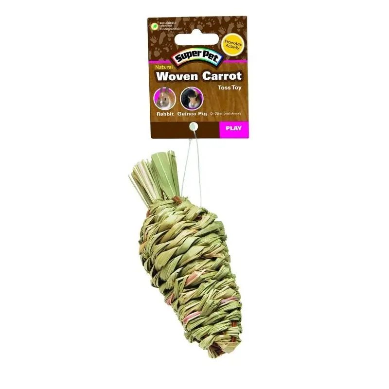 Super Pet Natural Sisal Toy Large Carrot