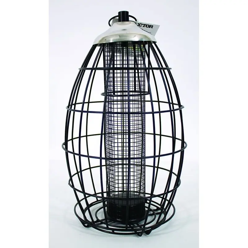 Heath The Protector Mixed Seed Feeder 2lb Pewter
