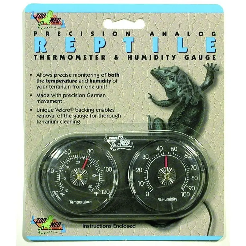 Zoo Med Dual Thermometer/Humidity Gauge