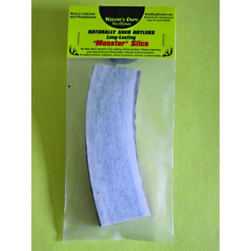 Natures Own Pet Naturally Shed Sliced Antler