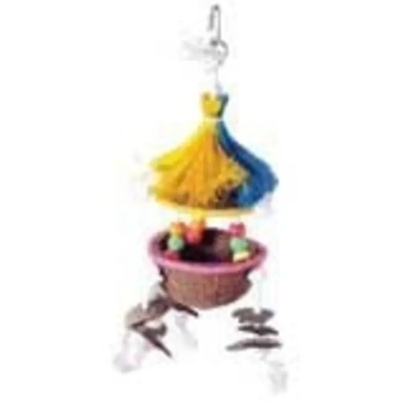 Prevue Tropical Teasers Tiki Hut Bird Toy