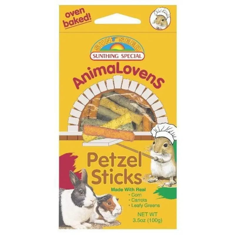 Sunseed Animalovens Pretzel Sticks 3.5 oz