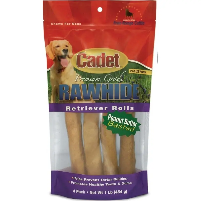 Cadet Rawhide Retriever Rolls Value Pk 1 lb 10 Pnb