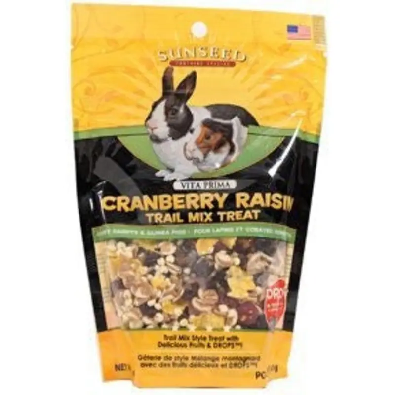 Sunseed Vita Prima Trail Treats 5 oz. Cran Raisin