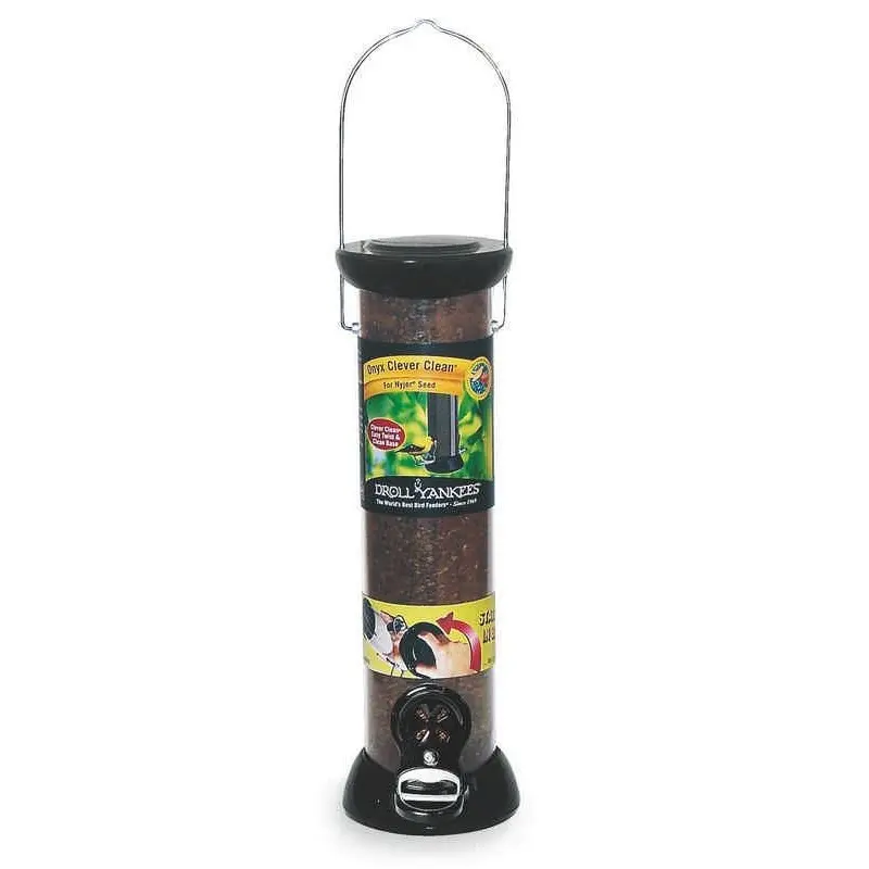 Onyx Nyjer Tube Bird Feeder 12in 2 Port