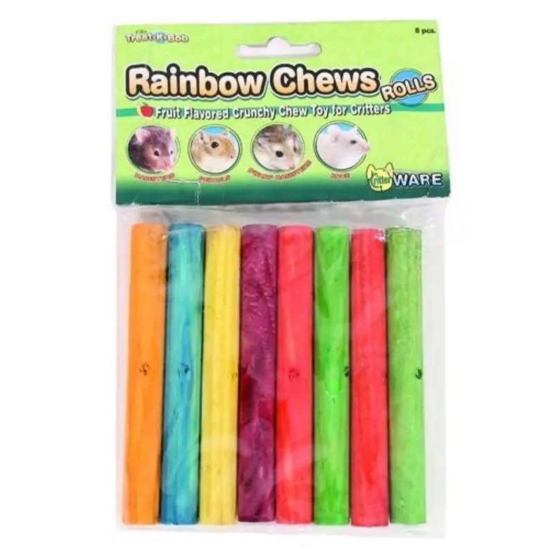 Ware Rainbow Chews Rolls Small Animal Chew 6.75In