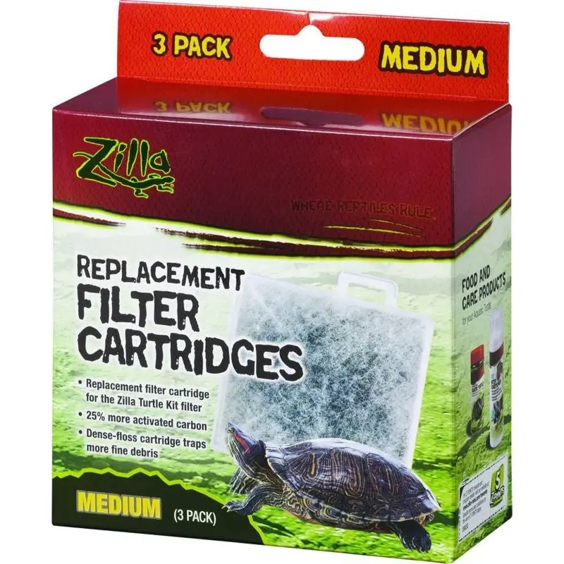 Zilla Replacement Filter Carridges MD/3 Pack