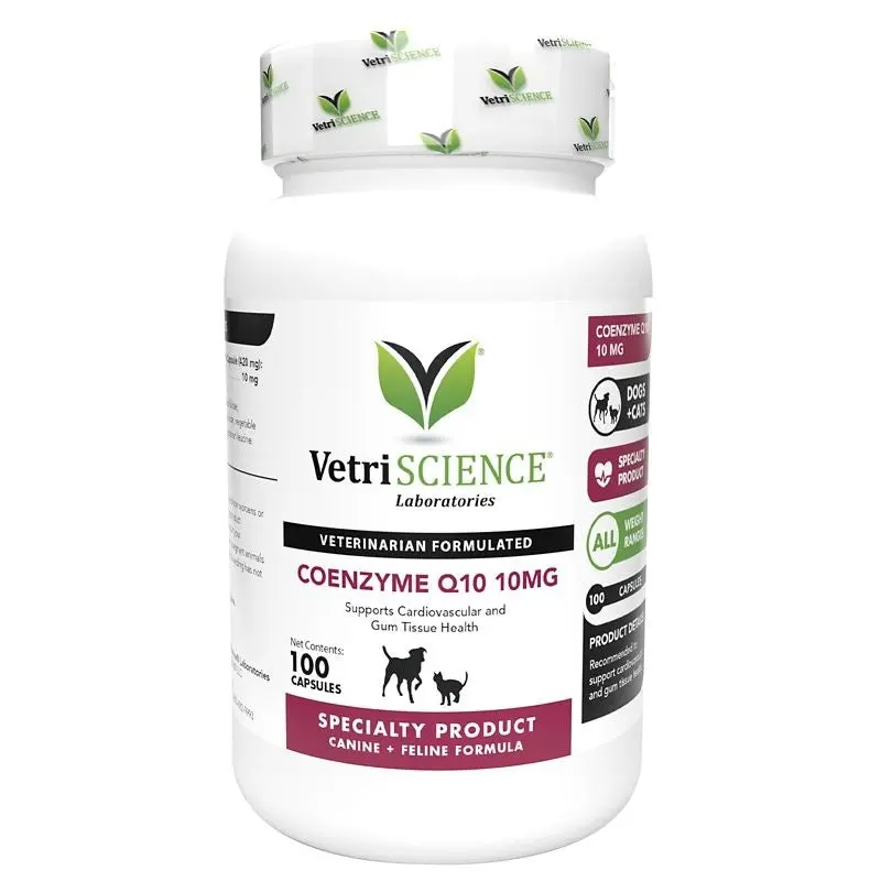 VetriScience Coenzyme Q10 10mg Capsules