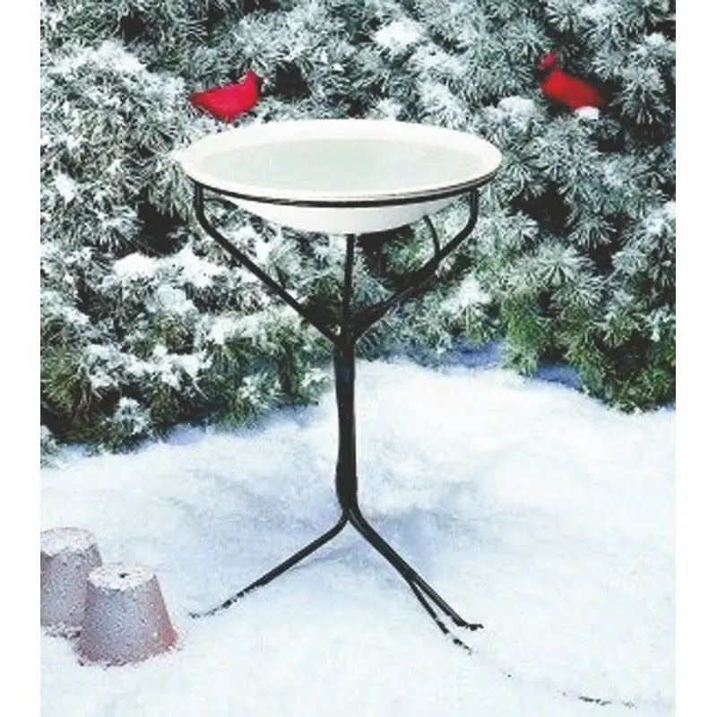 API Heated Bird Bath with Metal Stand