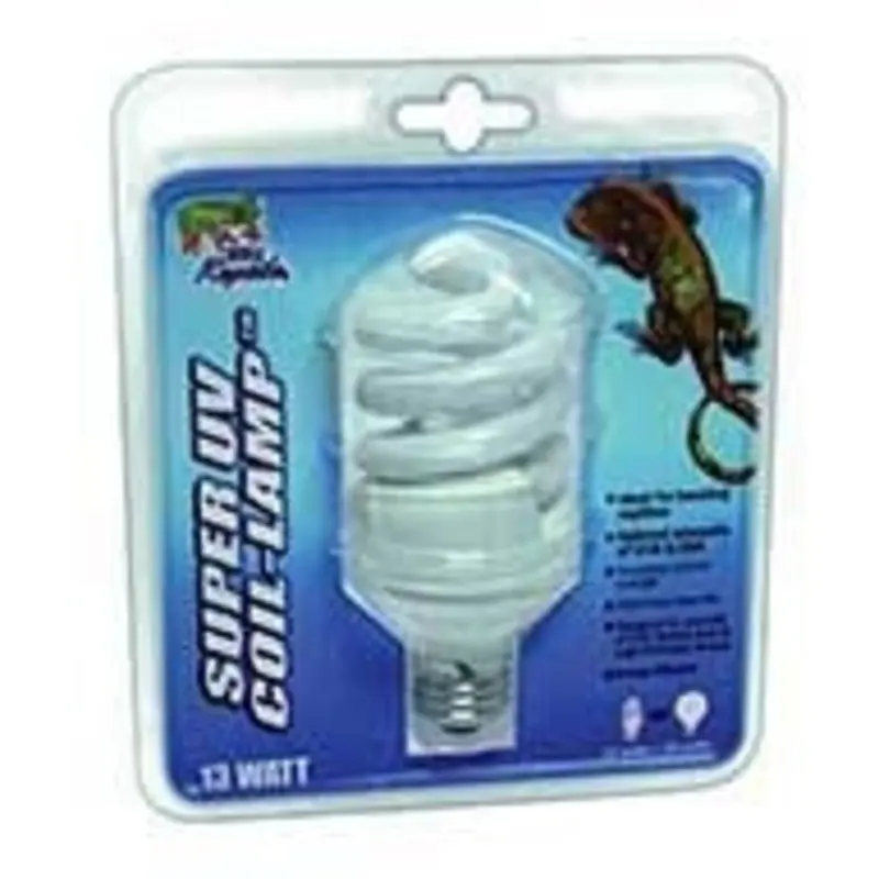 Super Uv Coil Lamp 6.5 x 5.5 x 7.5 white