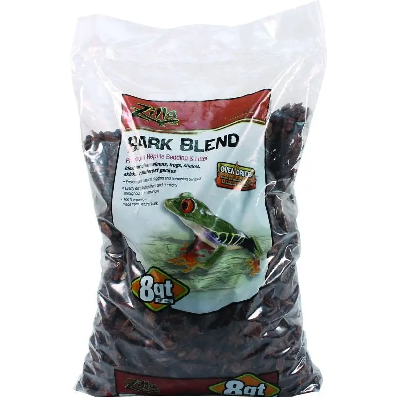 Zilla Bark Blend Reptile Bedding And Litter 8Qt Br