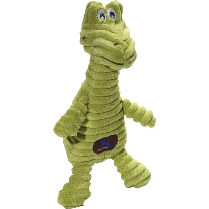 Squeakin Squiggles Gator Dog Toy