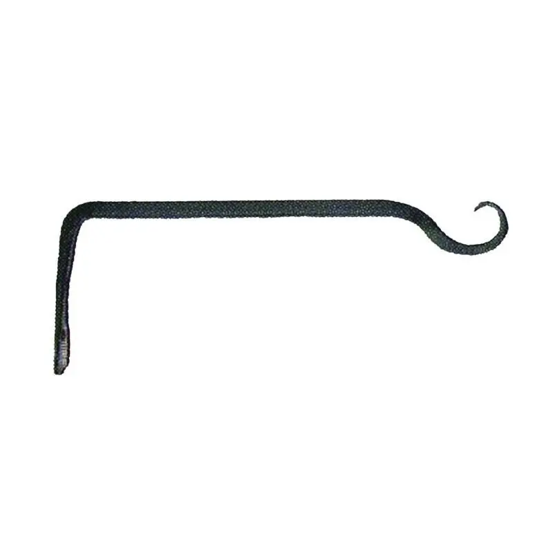 Hookery Straight Hanger Upturn Hook 6 Black