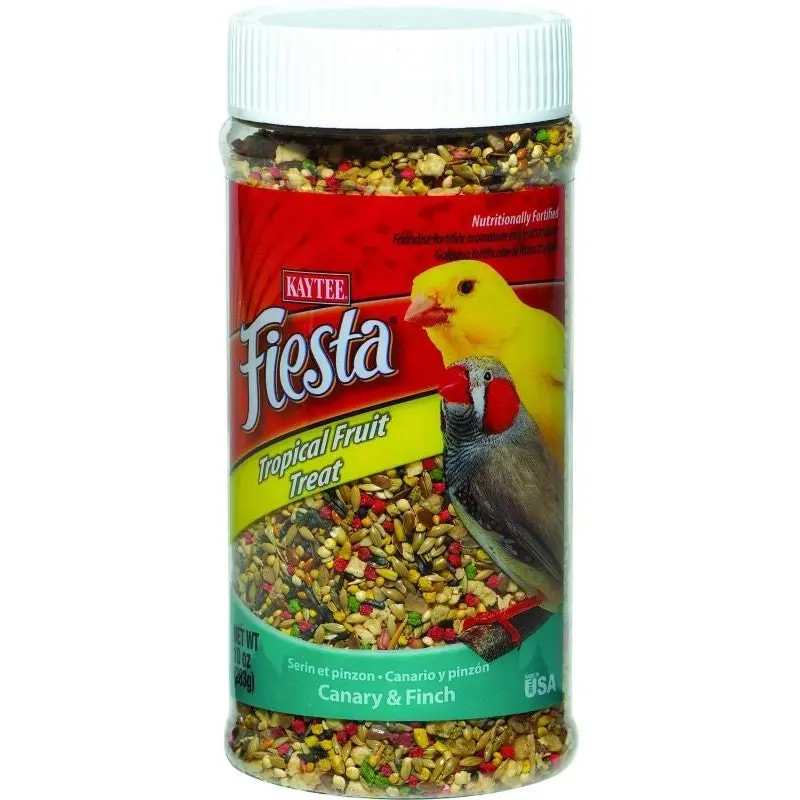 Kaytee Fiesta Tropical Fruit Treat Jar 10oz