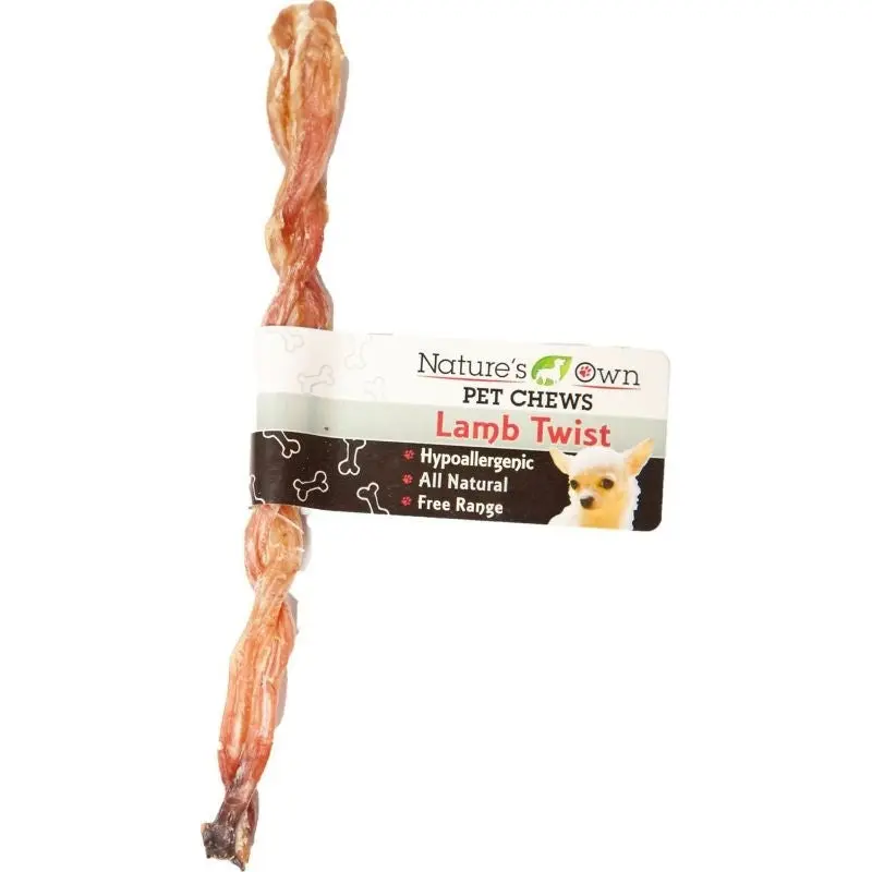 Natures Own Usa Lamb Twist Pizzle