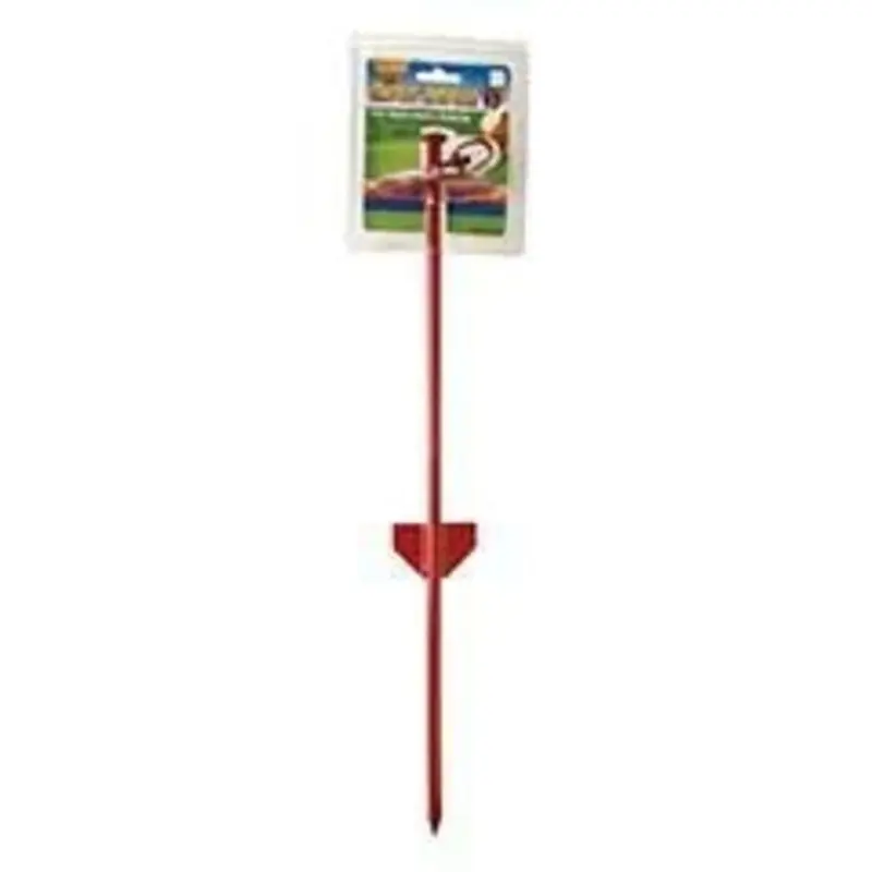 Tie Out Stake For Dogs 5 x 4 x 24.75 Red