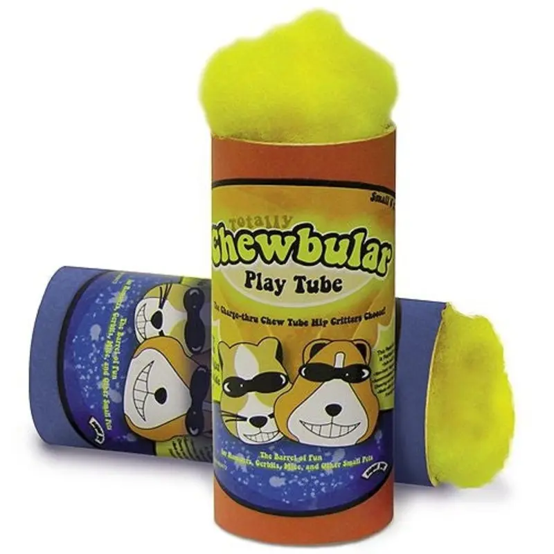 Chewbular Play Tube For Small Animals Large Yellow
