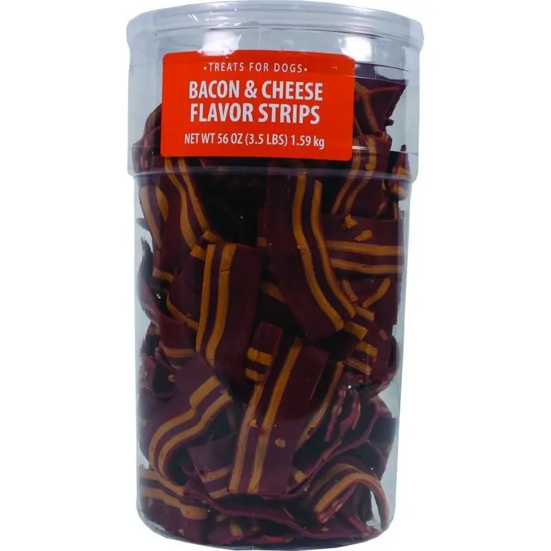 Triumph Wavy Bacon Flavor Strips Dog Treats 56oz