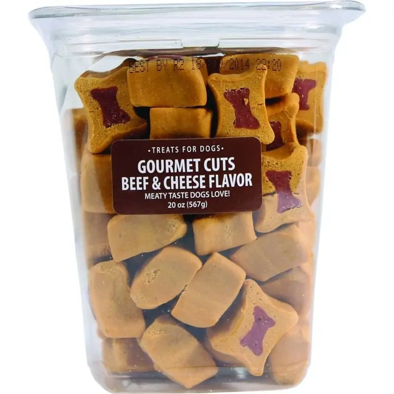 Triumph Gourmet Cuts Dog Treats-Beef Cheese 20oz