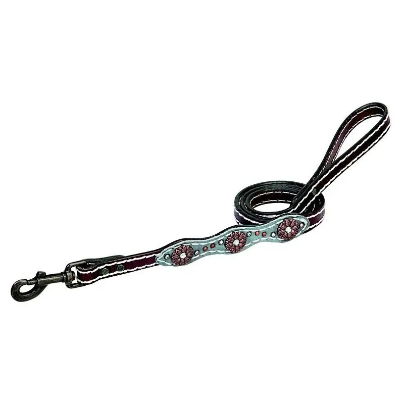 Weaver Savannah Leash 3/4 X 4ft Brown